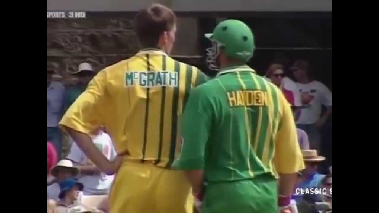 Glenn Mcgrath vs Matthew Hayden Ugly Cricket Fight Sledging