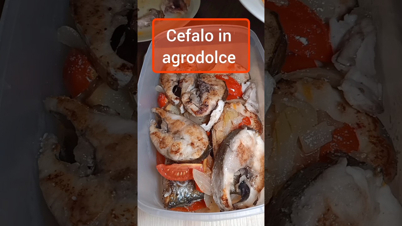 Muggini in agrodolce #asmr #cucinarepesce #ricettadelgiorno #cucinasarda #cagliarifood #cefalo #