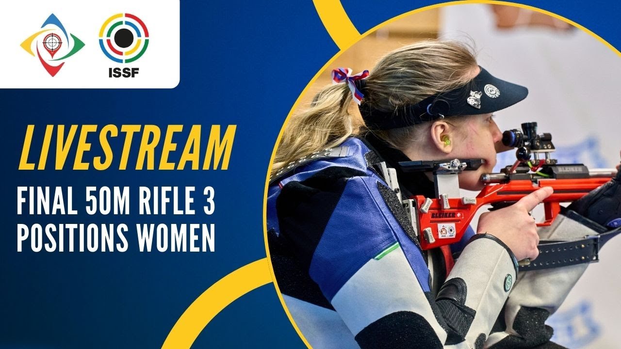 Livestream - 50m Rifle 3 Positions Women Final - ISSF Junior World Cup New Delhi, India