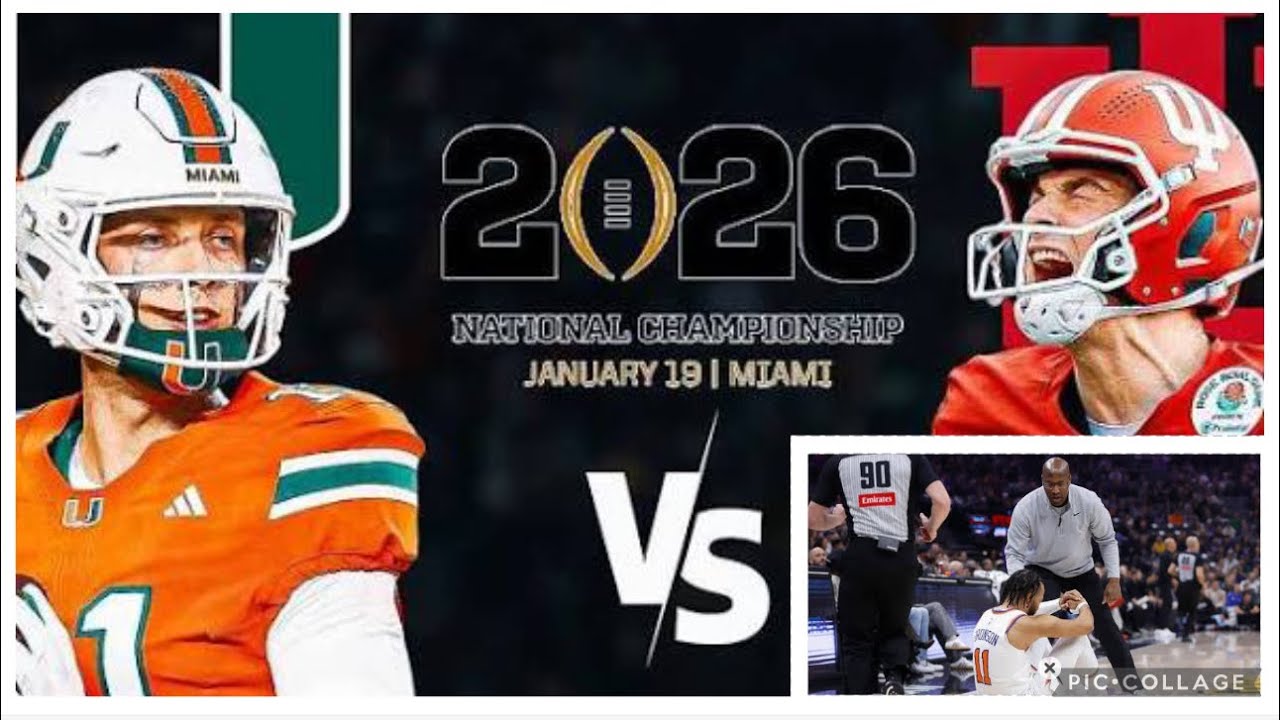 CFP TITLE GAME PREDICTIONS WHO WINS?! AND IS THERE TROUBLE IN NEW YORK?