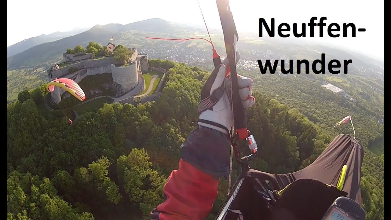 Gleitschirmflug Neuffenwunder