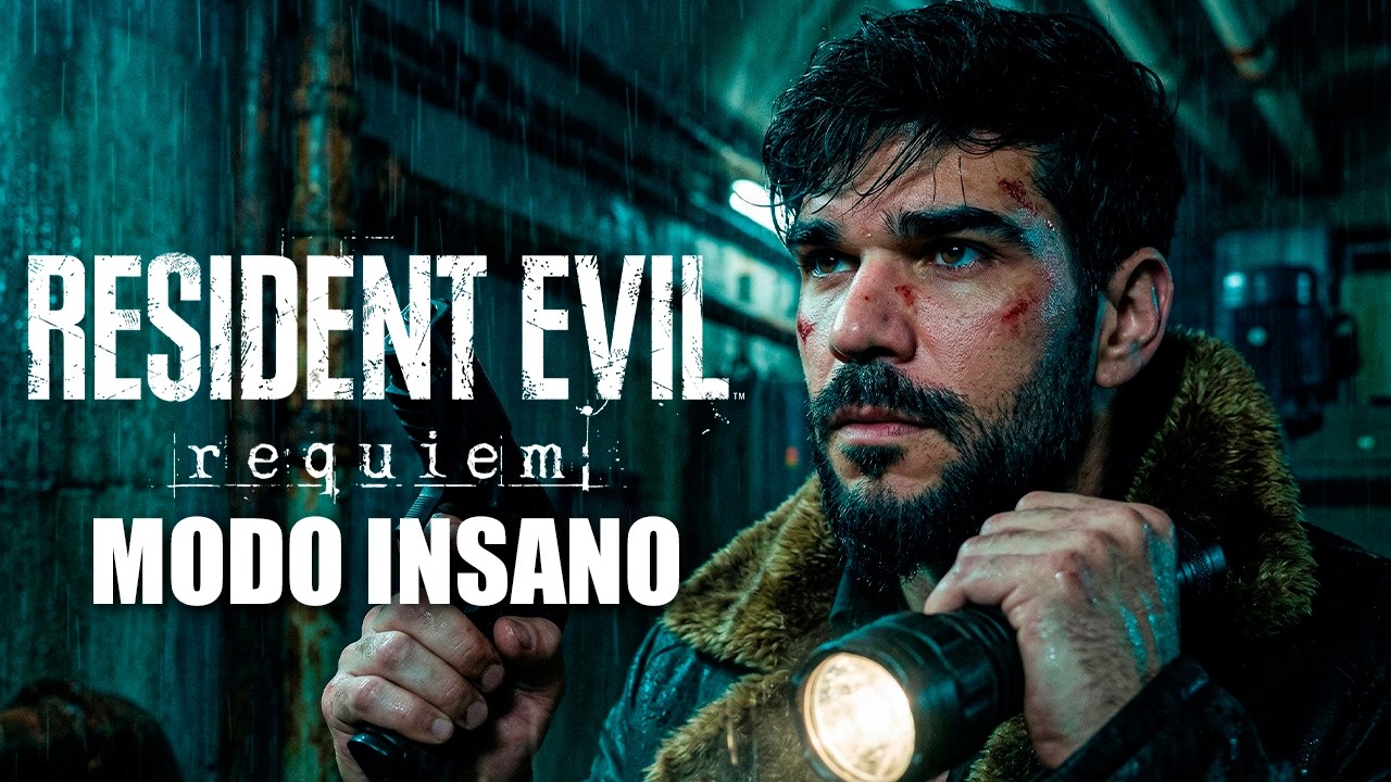 RESIDENT EVIL REQUIEM no INSANO 😱 PLATINA no PS5 - Português BR