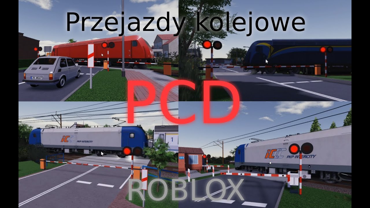 Przejazdy kolejowe w ROBLOX: Polish Car Driving (PCD)