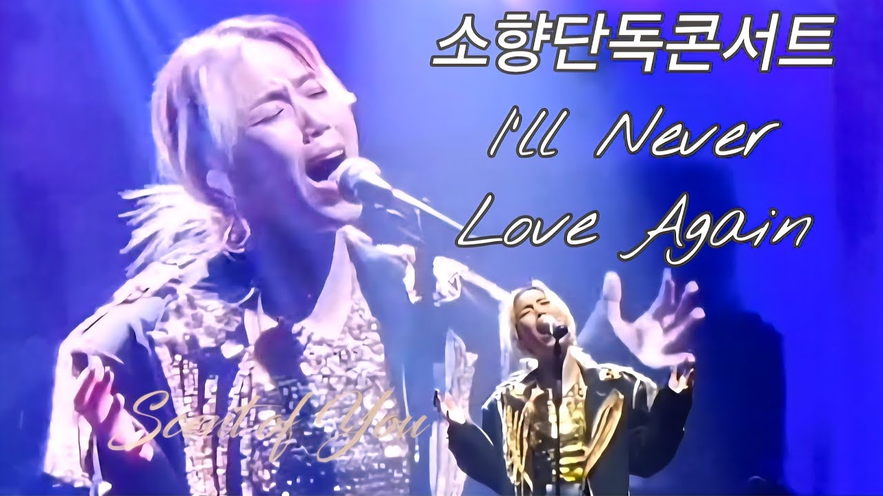 소향콘서트_나라는가수 그화제곡_ I'll NV Love Again (직컘+자막+편집)_Sohyang Concert_scent of you Feat Lady Gaga