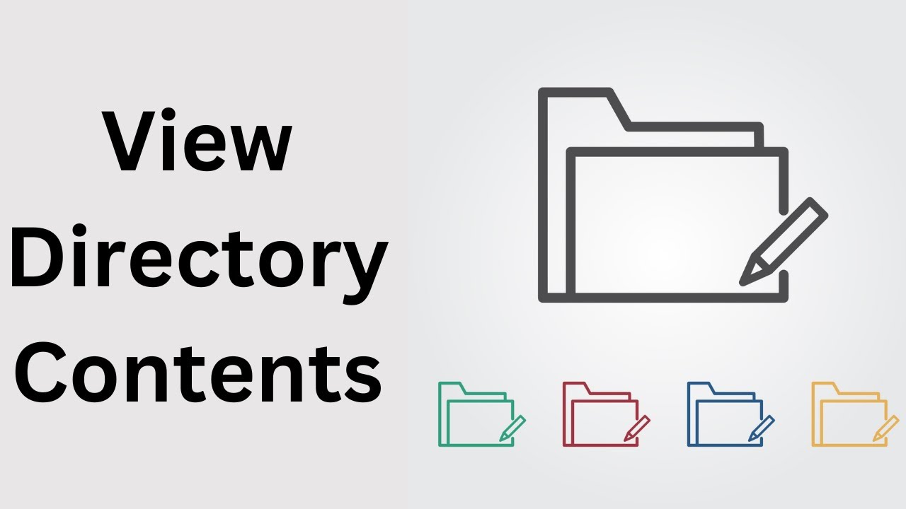 Directory Contents: How To View It & What to Look For | Windows Server 2016