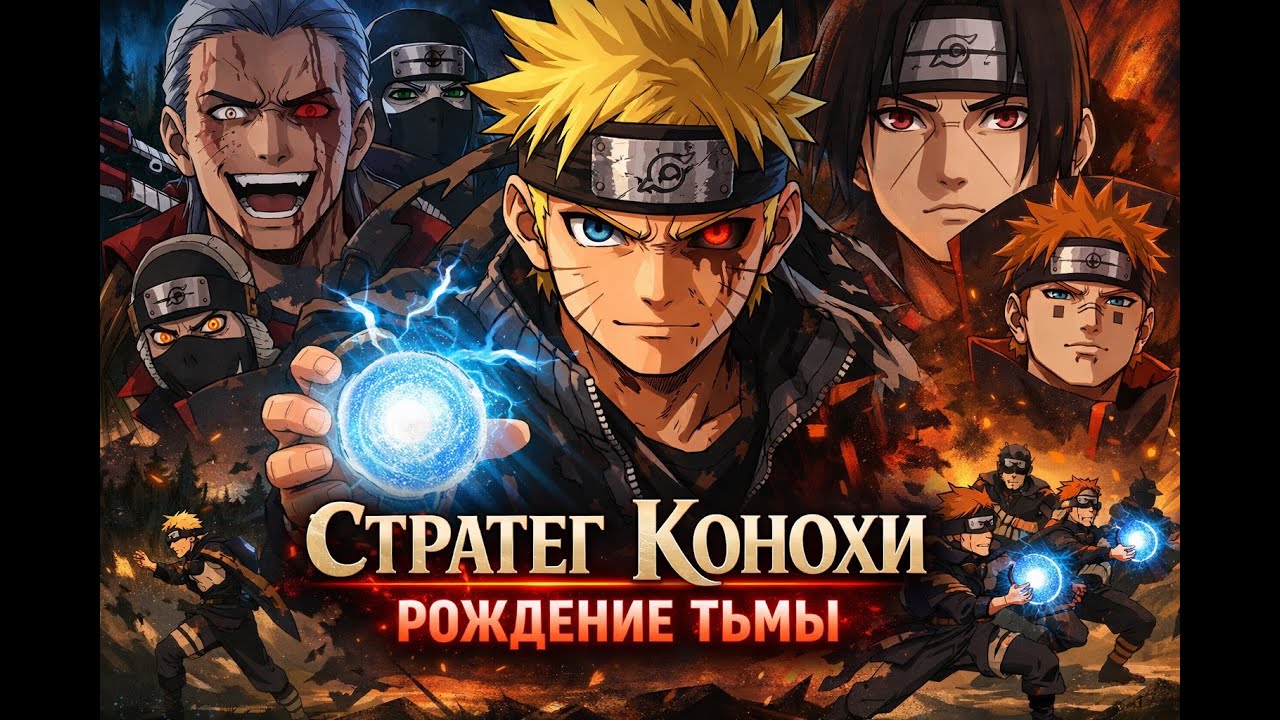 Стратег Конохи: Рождение Тьмы #Наруто #ТёмныйНаруто #СтратегКонохи #РождениеТьмы #ФанфикНаруто