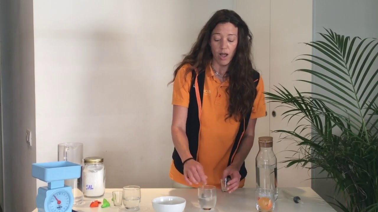 El agua también flota. Experimento familiar| Museo de la Ciencia CosmoCaixa