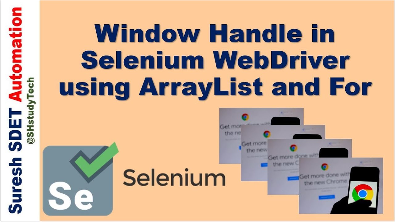 Window handle in Selenium WebDriver | How to handle multiple windows using Arraylist and For