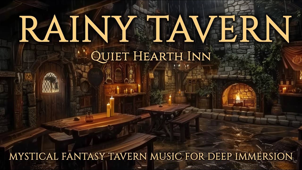 Tavern by the Castle | Medieval Fantasy Music & Stone Walls Ambience