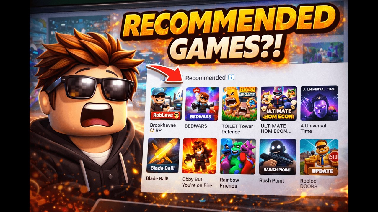 why did roblox recommend this game to me
