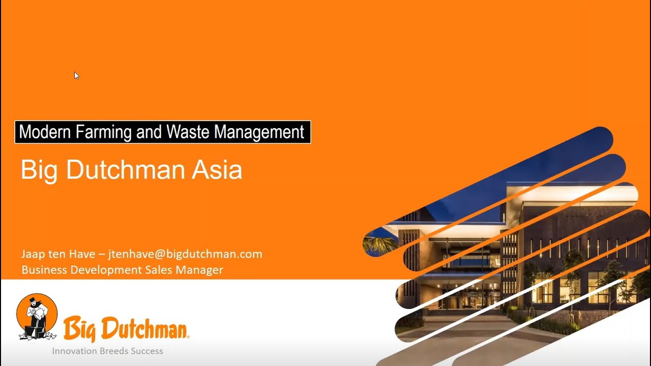 Webinar: Modern Farming and Waste Management