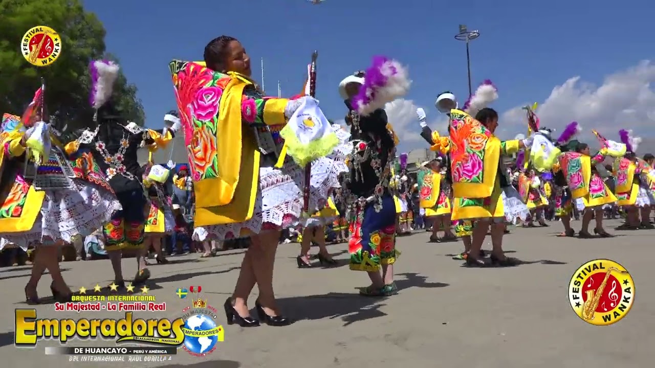Sapallanga Pasacalle de Chonguinada 2023 Orquesta Emperadores de Huancayo