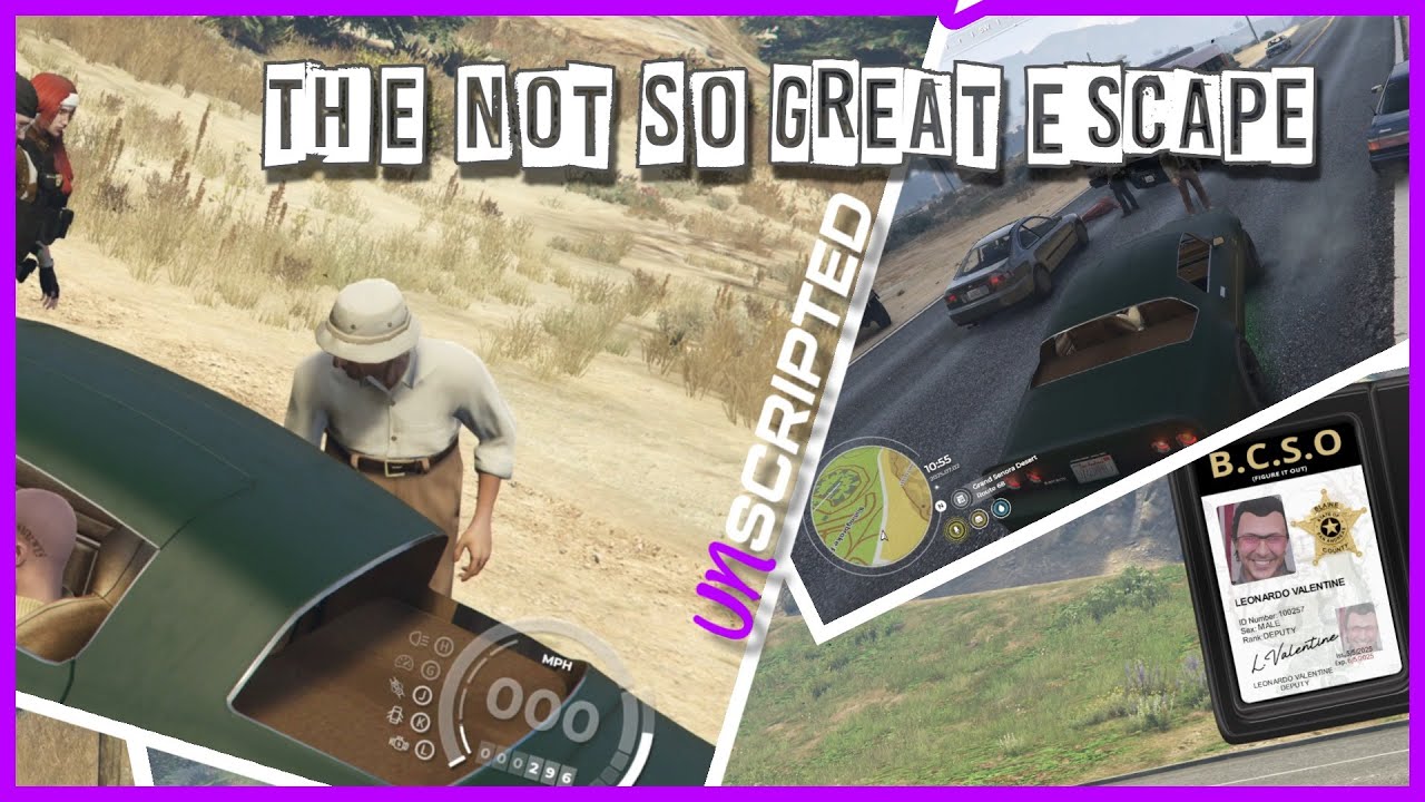 The Great Not So Escape With James Randal & Derek | UnscriptedRP