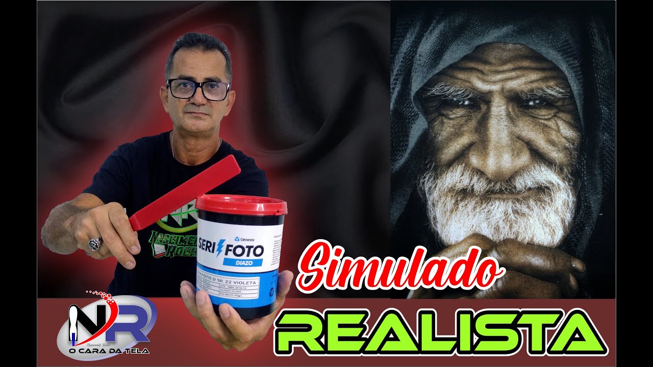 ESTAMPA SIMULADO REALISTA FEITO NA SERIGRAFIA COM PLASTISOL