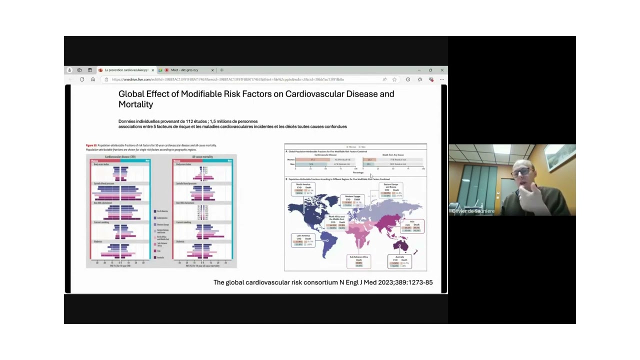 CIPAC - Webinaire FDRCV et SCORE CALCIQUE avec Dr Olivier DE SAUNIERE - 03/12/2024