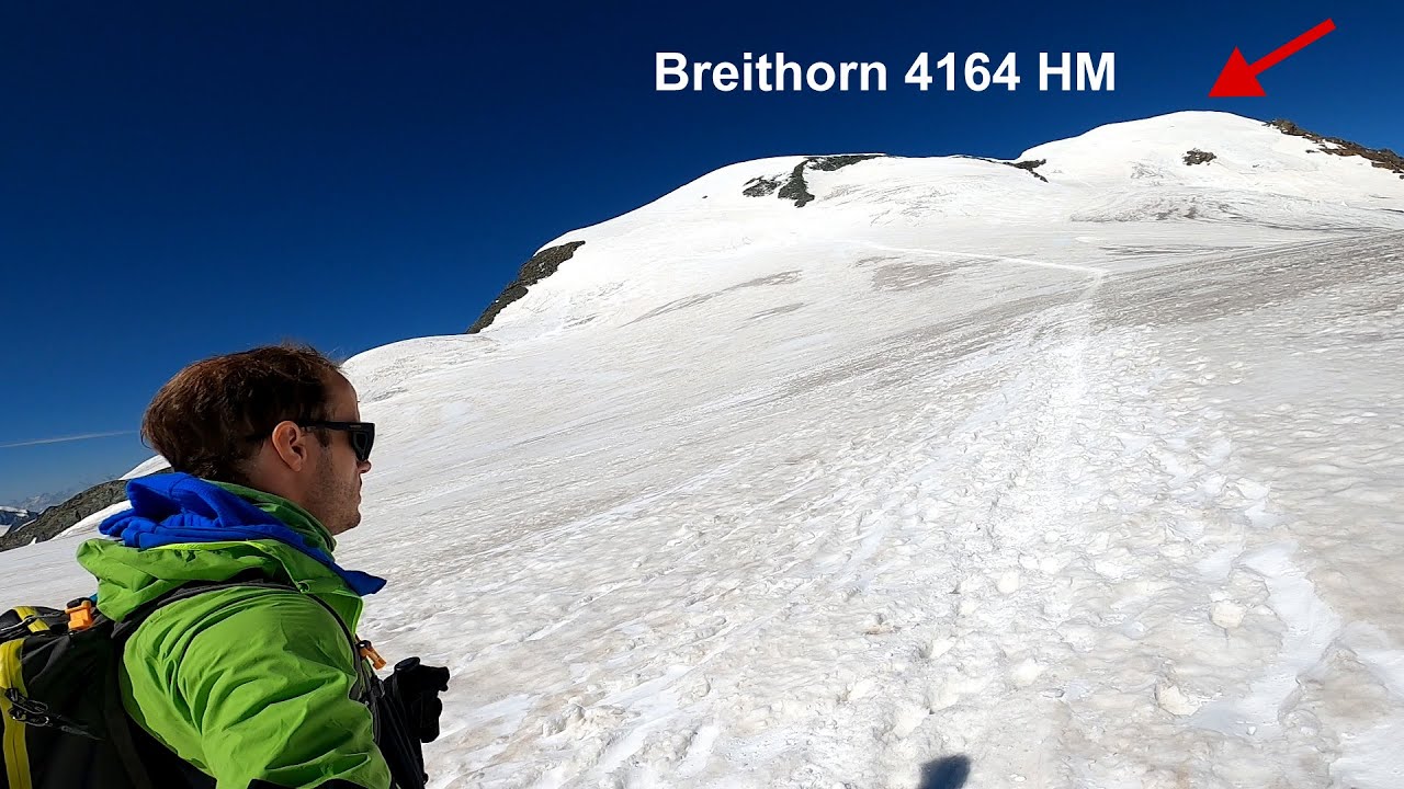 Breithorn 4164 m Solotour (Waliser Alpen)