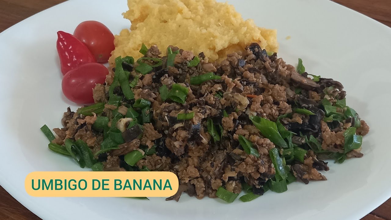 NÃO FAÇA  UMBIGO DE BANANA ANTES DE VER ESSE VÍDEO!  COMO FAZER REFOGADO COM CARNE MOÍDA- Receita!