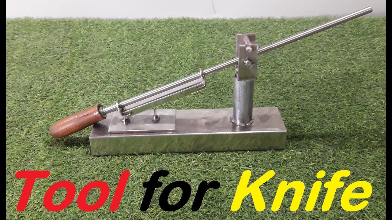 Homemade tool! How to Make a Knife Sharpening Jig