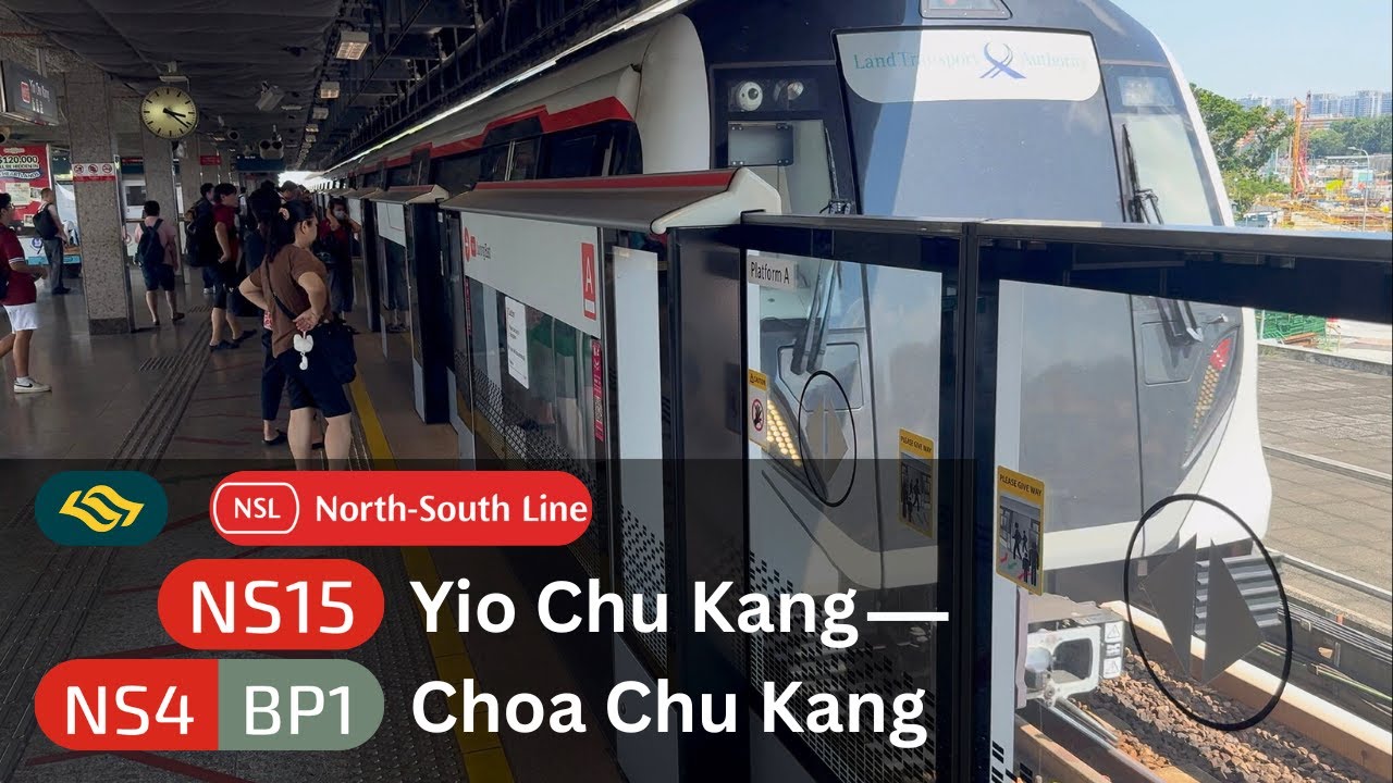 SMRT North South Line Alstom Movia R151 NS15 Yio Chu Kang - NS4 Choa Chu Kang