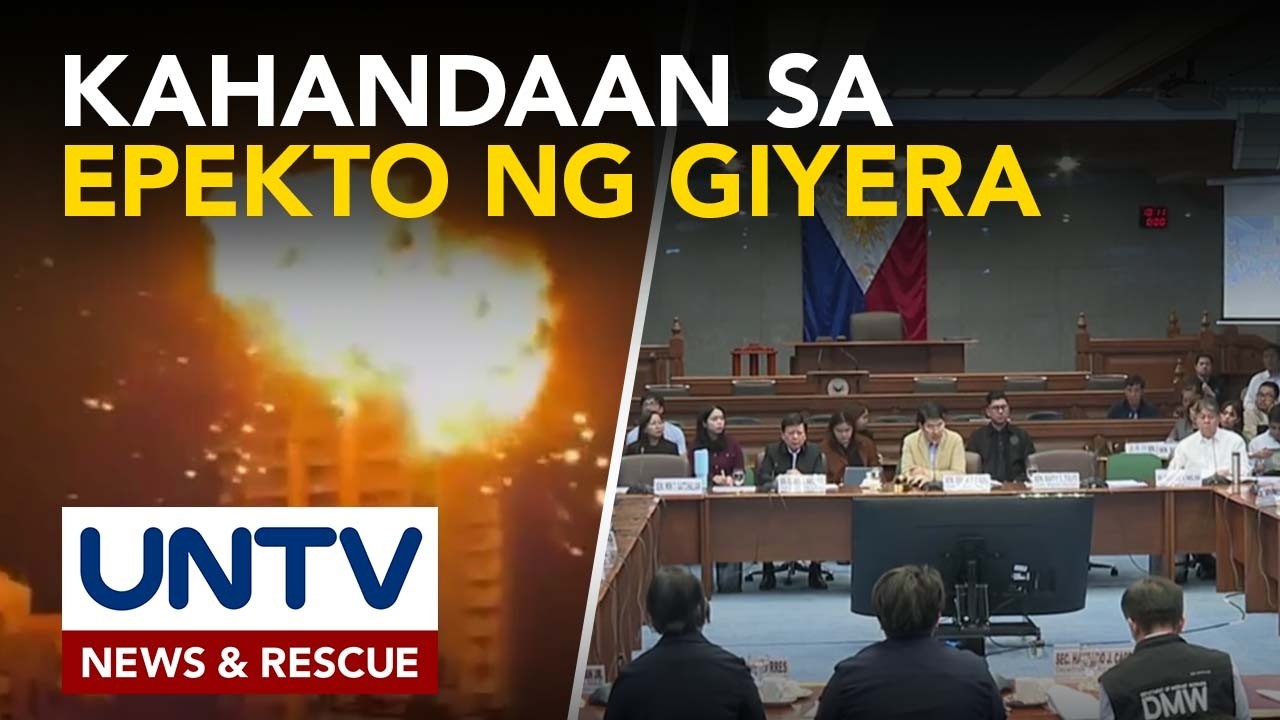 Kahandaan ng Ph gov't sa epekto ng digmaan sa Middle East, tinatalakay sa Senado