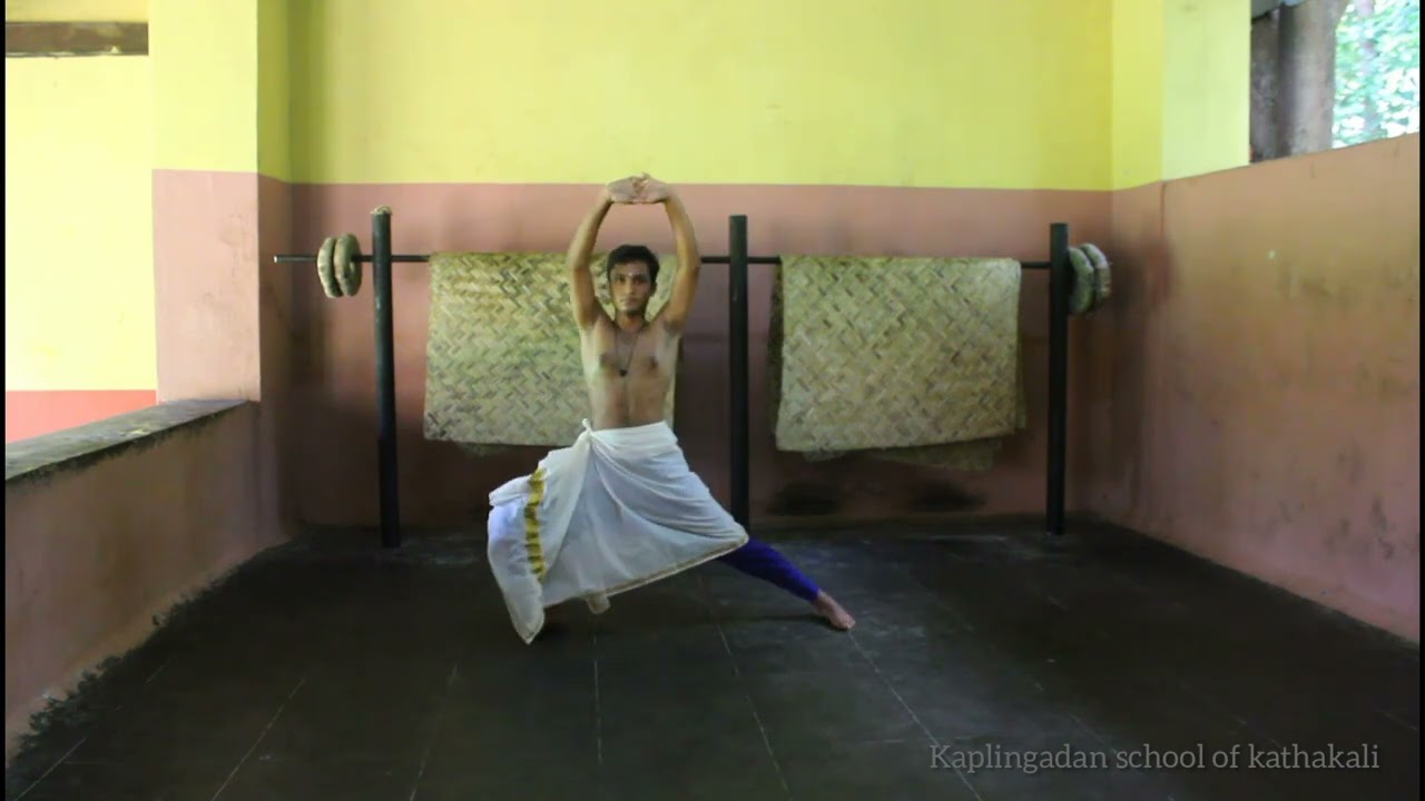 kathakali exercises (mey urap adavukal)