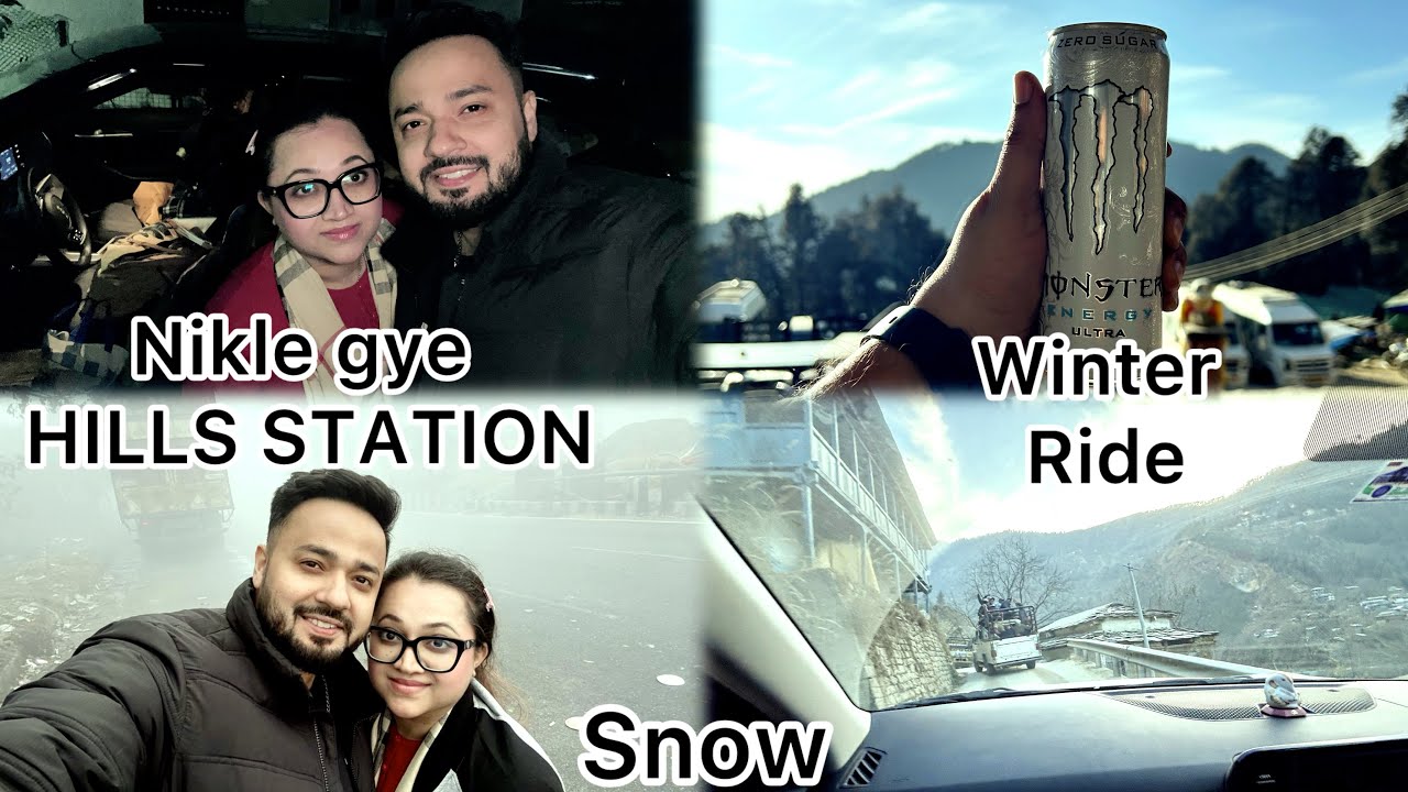 Nikal gye hills station -10Degree mei | JIBHI | itna chote raste | new car