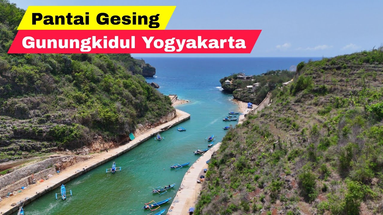 Keindahan Pelabuhan Pantai Gesing Dan Wisata Gesing Wonderland Gunungkidul Yogyakarta Terbaru
