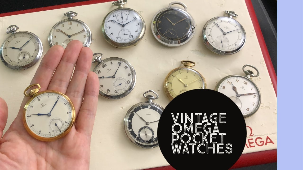 Коллекция винтажных карманных часов Omega 1930-х - 1940-х годов. Какие из них вам нравятся больше...