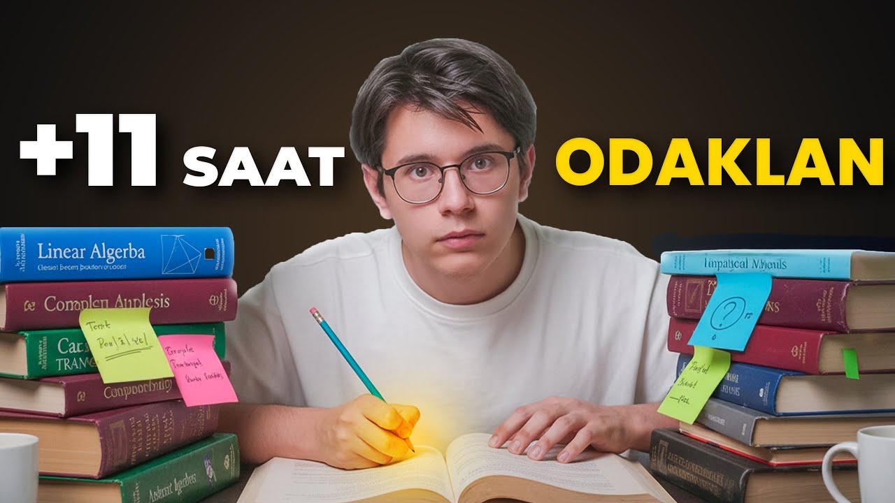 Nasıl +11 SAAT Odaklanarak Ders Çalışabiliyorum ? - Özel Çalışma Yöntemim