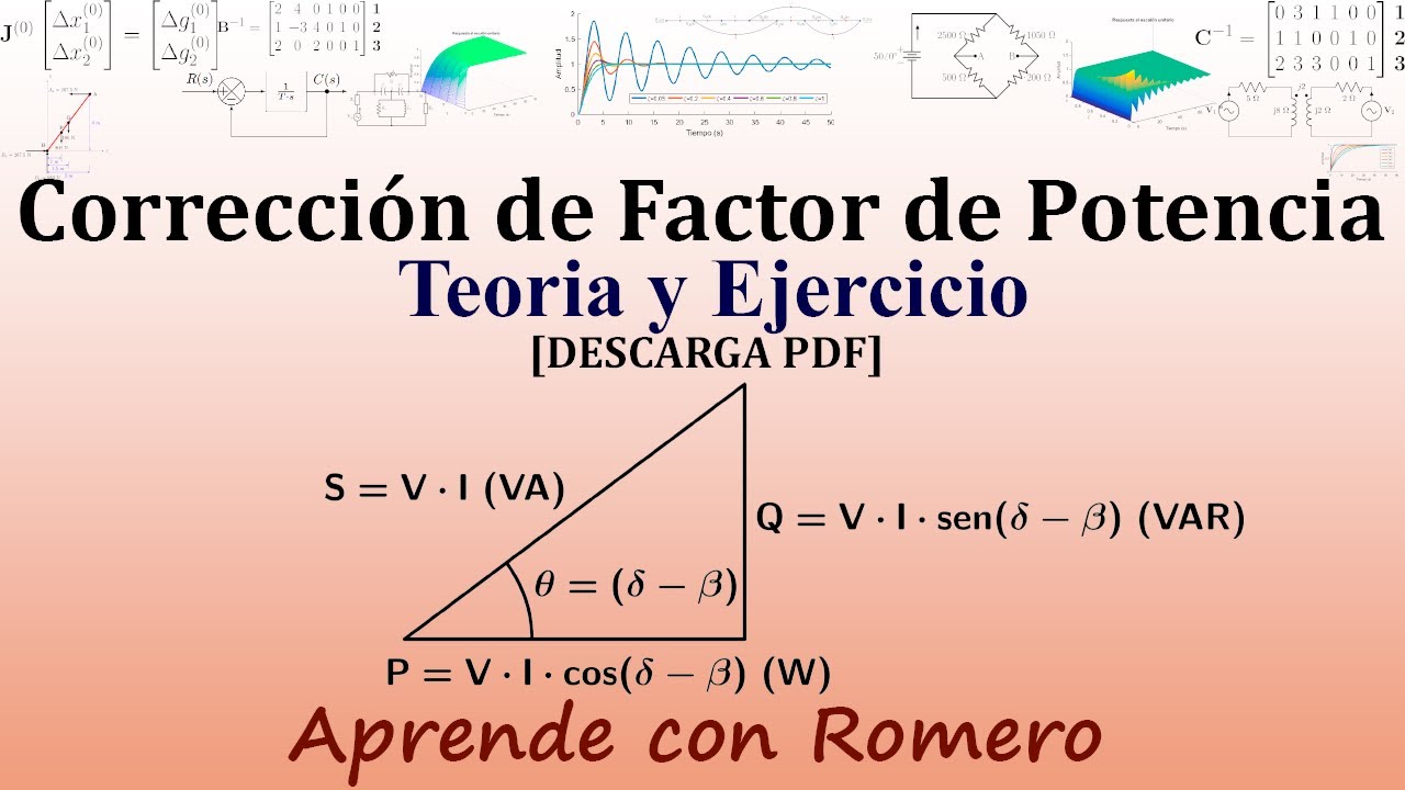 Corrección de Factor de Potencia (Ejemplo) [PDF Descarga]