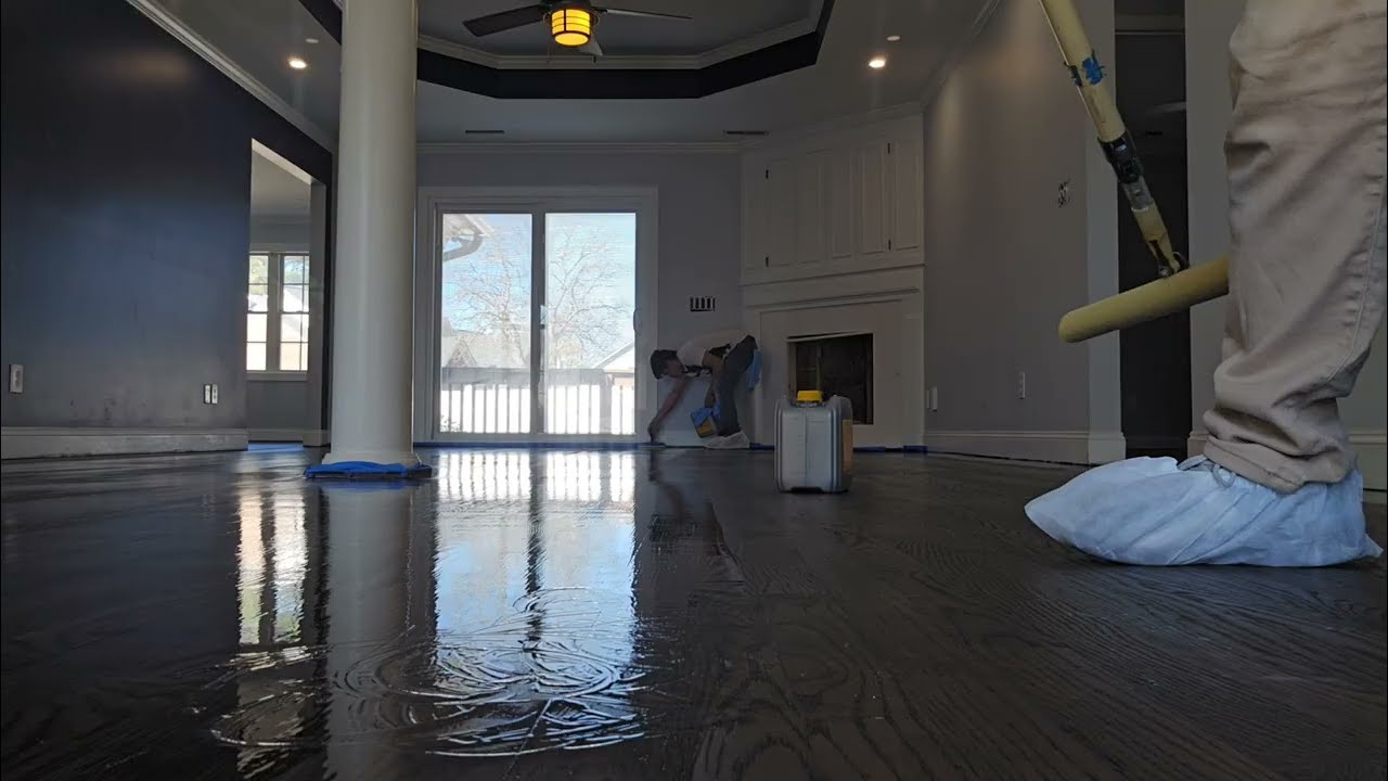 White Oak Refinishing: From Whitewash to True Black | Wilmington, NC