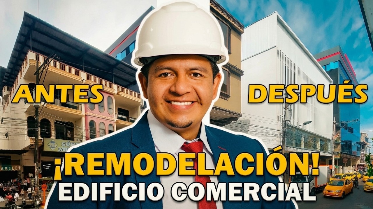 Cómo REMODELAR un EDIFICIO COMERCIAL. DON ANGEL SUPERMERCADOS. Naranjal. Materiales rubros detalles.