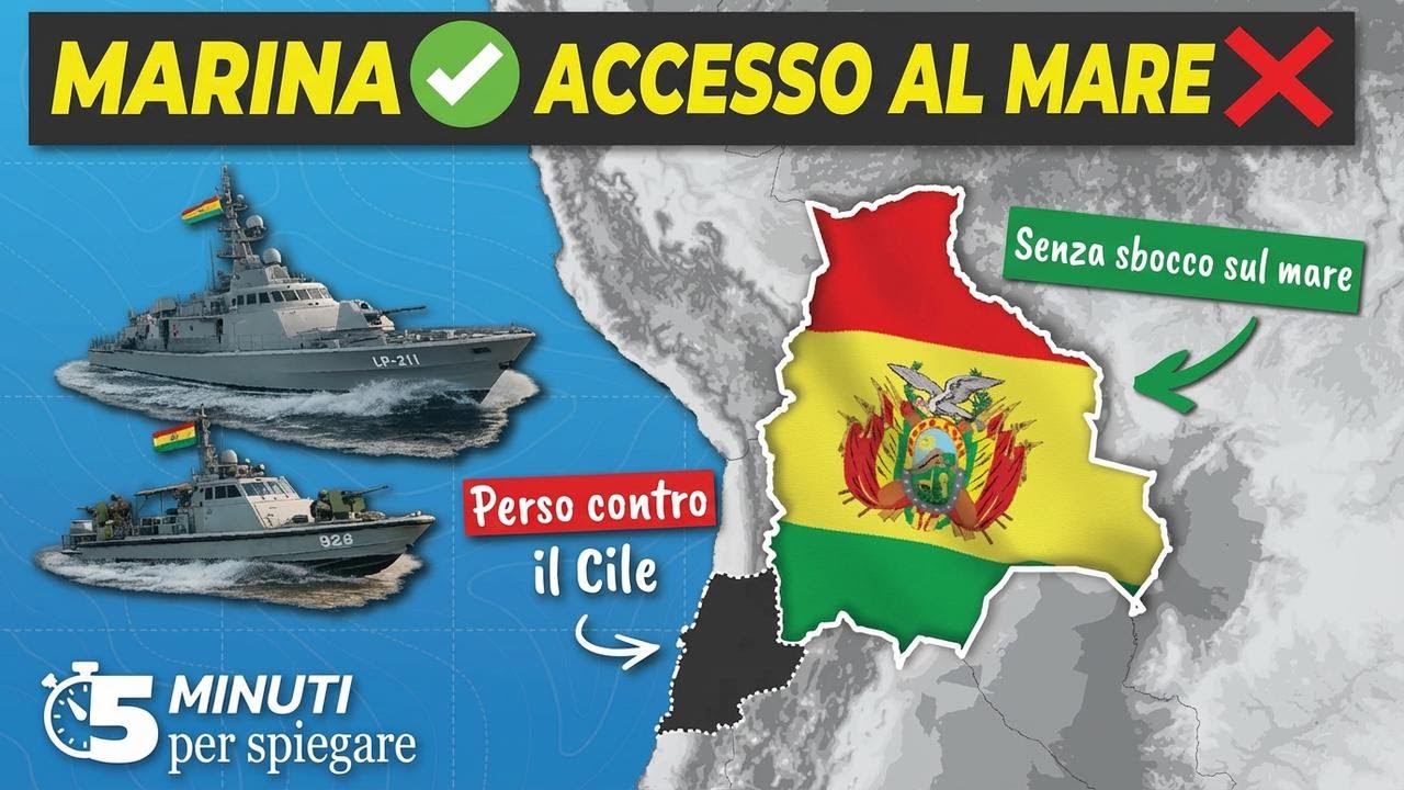 Hai 5 minuti per capire perché la Bolivia ha una marina senza sbocco sul mare