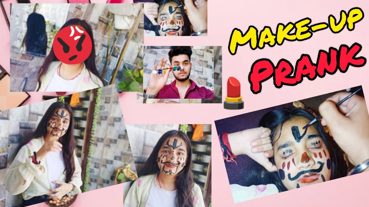 Makeup 💄 Prank on Sister || Aman Vlogging pleasure || Prank