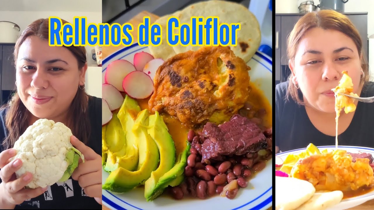 COMO PREPARAR RELLENOS DE COLIFLOR, SON UNA DELICIA