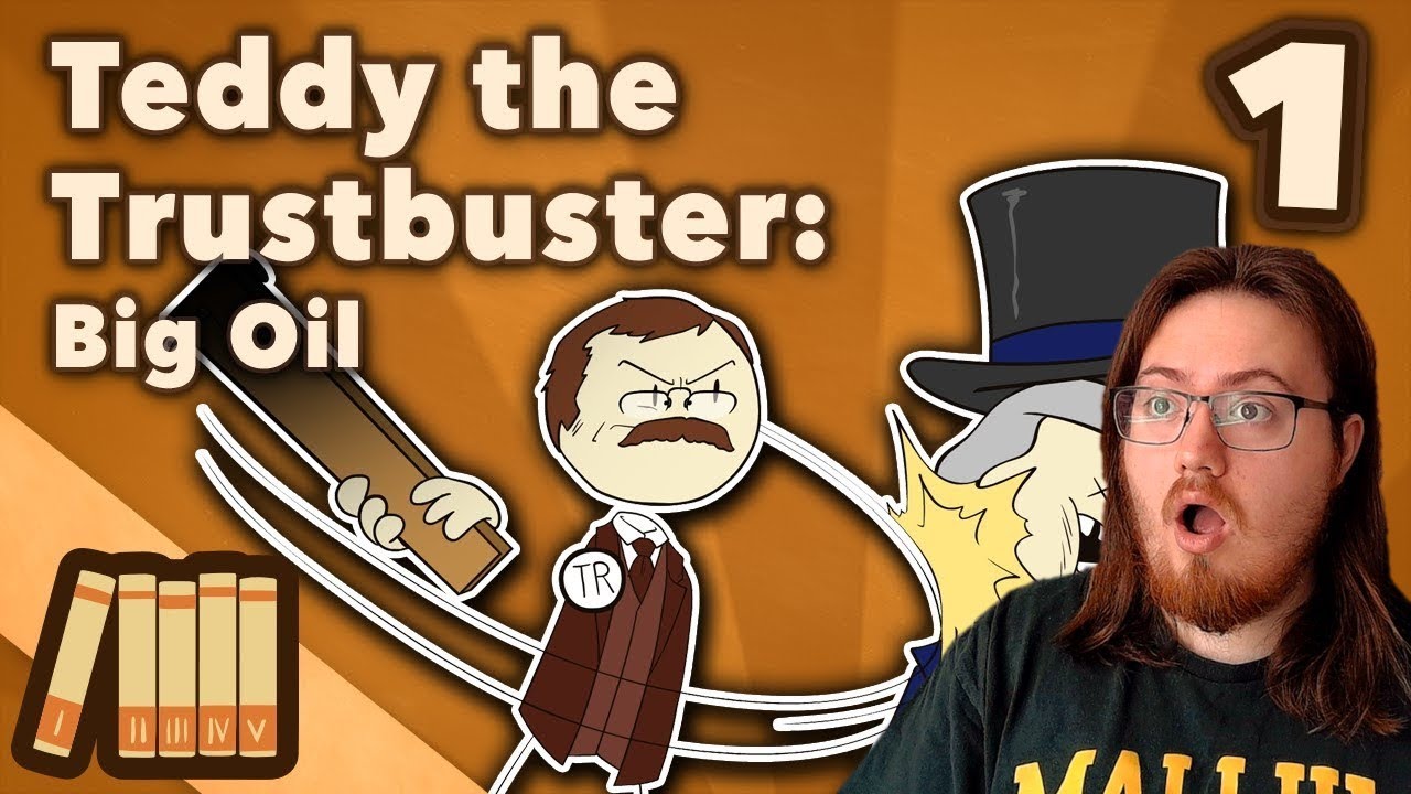 History Student Reacts to Teddy Roosevelt the Trustbuster #1: Big Oil by Extra History