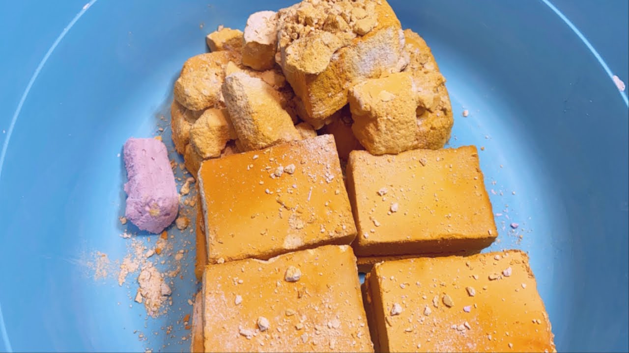 Mango 🥭 ice cream 🍨 • Extra powdery reformed gym chalk • Asmr