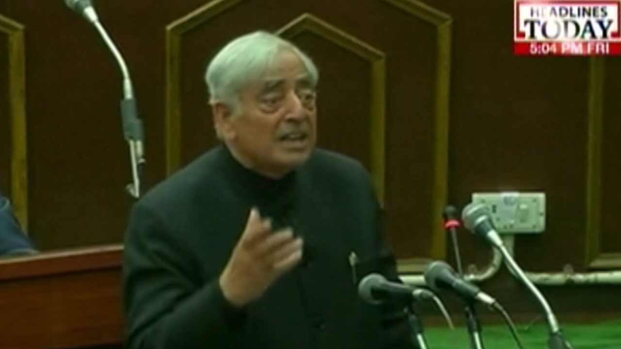 Mufti Saeed Speaking In Assembly