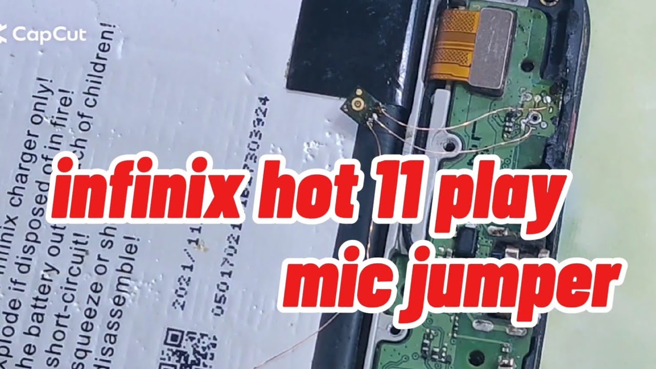 infinix hot 11 play microphone jumper solution