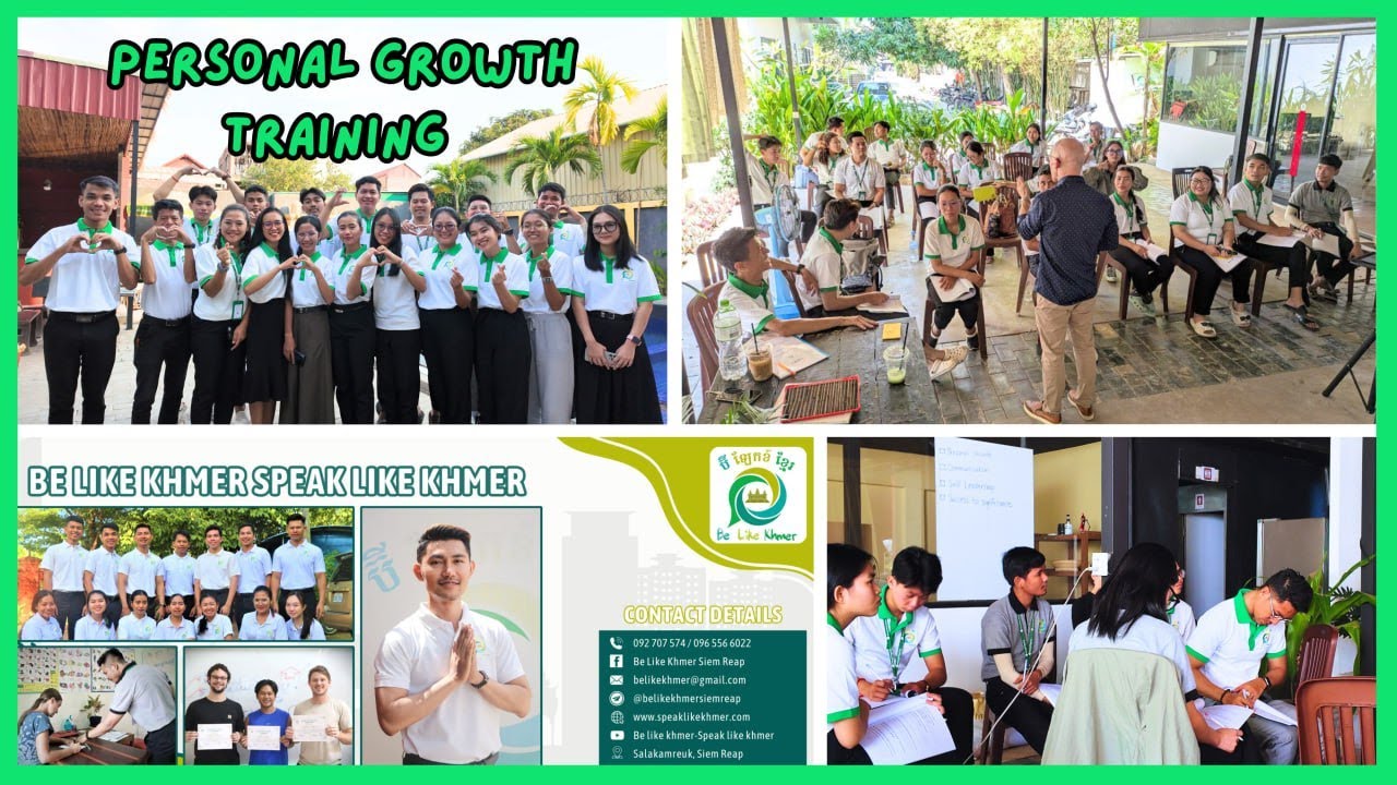Be Like Khmer staff training: Personal Growth Training