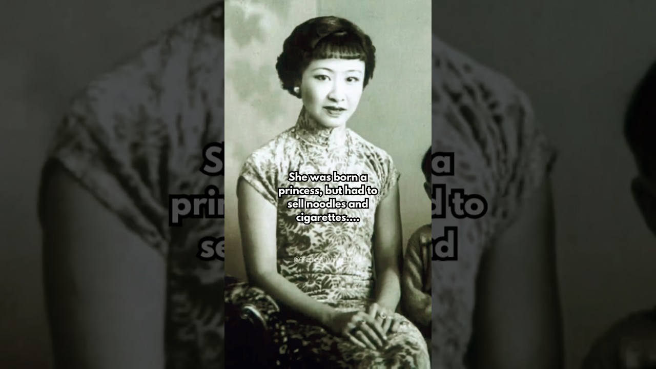 The secret life of the last Chinese princess 🥀 #historyshorts #chinesehistory #jinyunying