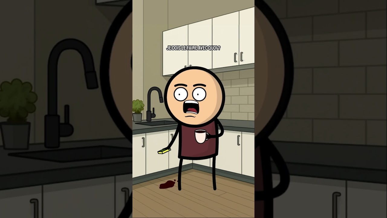 Y&rsquo;a plusieurs &eacute;ponges ?? 🧽 Audio: @gregduth #animation  #humour #drole #sketch #animation #cartoon
