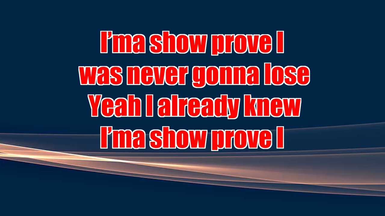 Oddisee Already Knew (karaoke) (by request)