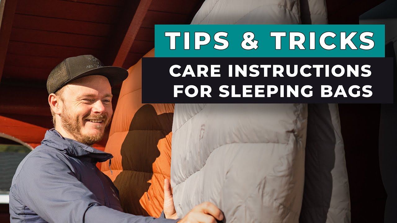 HOW TO WASH, DRY AND REPAIR Your down sleeping bag | BACH tips & Tricks | Care Instructions