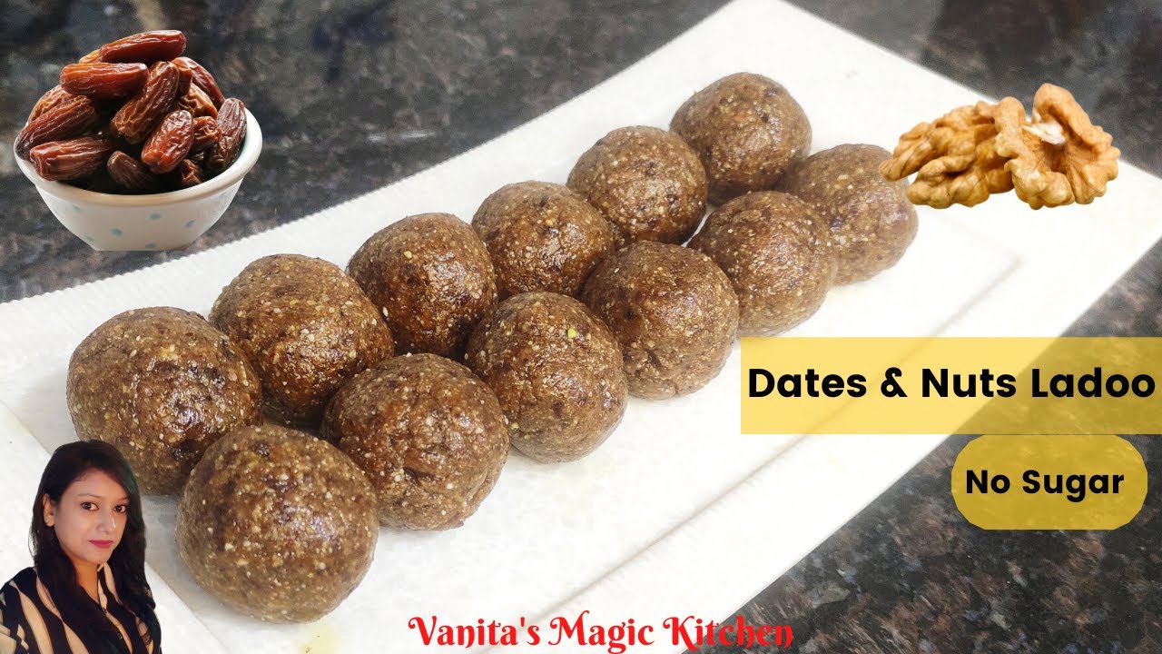 Baby food recipes for 1 year old | Dry fruits ladoo for baby weight gain | Vanita’s Magic Kitchen