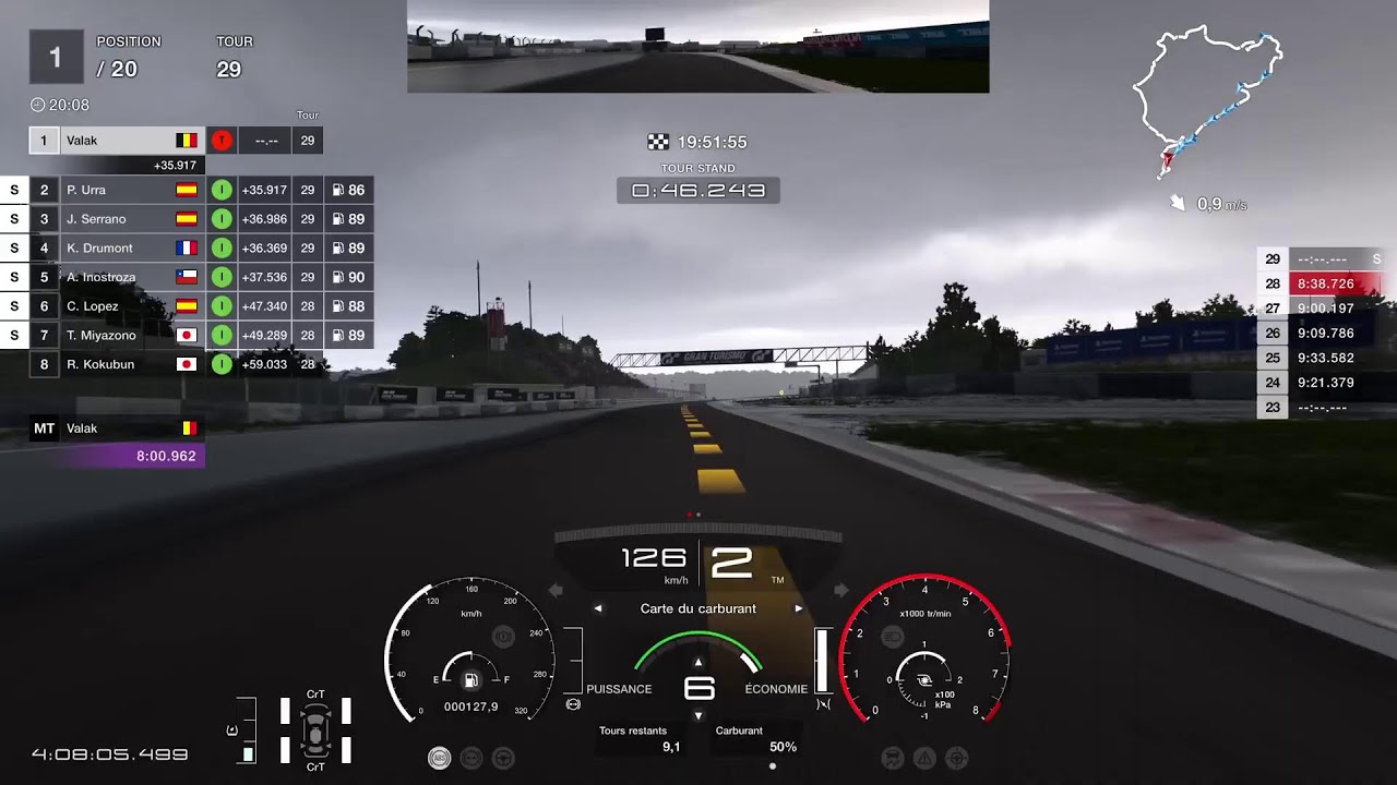24h Nurburgring relais de 7 tours tendre