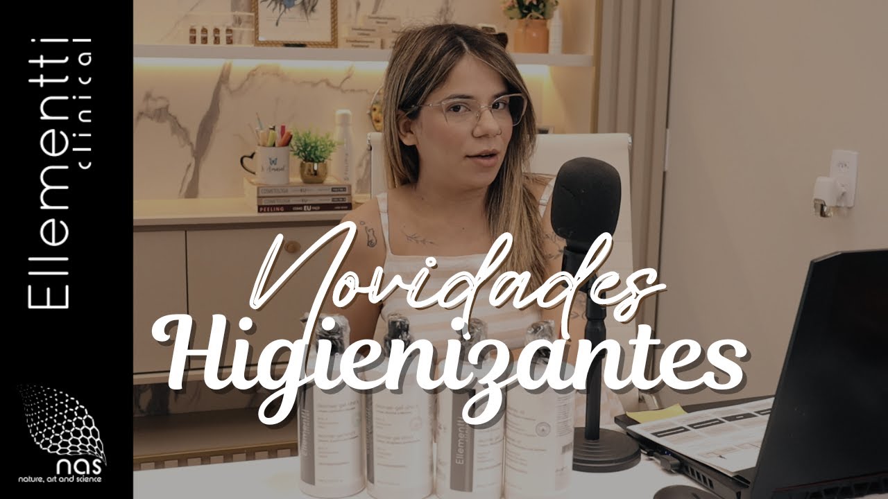 Apresentação lançamentos linha PROFISSIONAL - Ellementti Clinical - Higienizantes #1