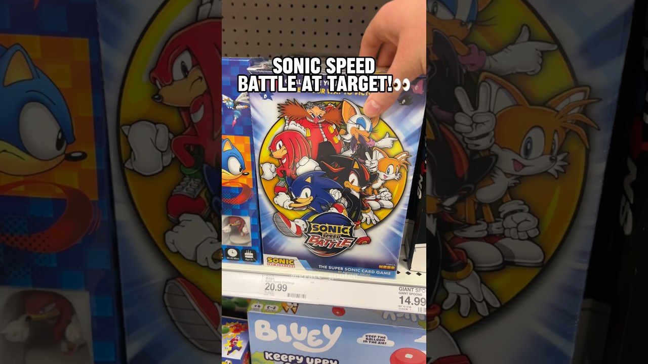 Sonic Speed Battle Card Game at TARGET!👀
