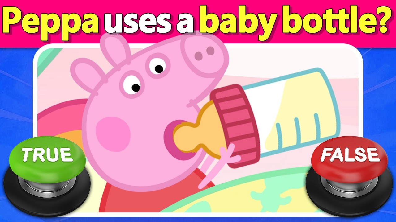 ⭕❌ Only True Peppa Pig Fans Can Pass 🐷 True or False Quiz | Quiz DingDong