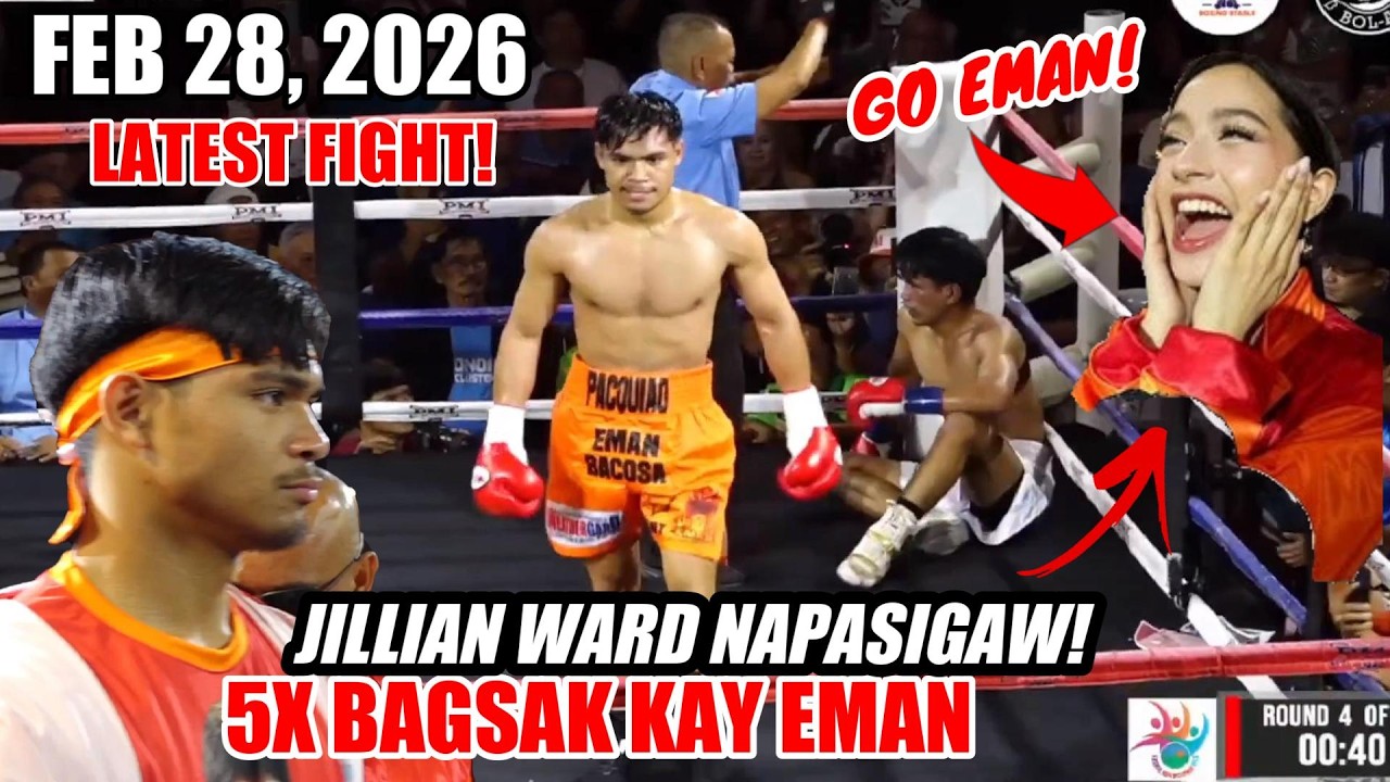 FEB 28 2026 LATEST! EMAN PACQUIAO 5X BAGSAK ANG KALABAN! GILLIAN WARD NAPASIGAW!